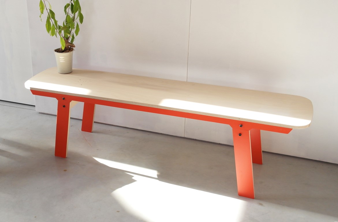 Slim bench clear
